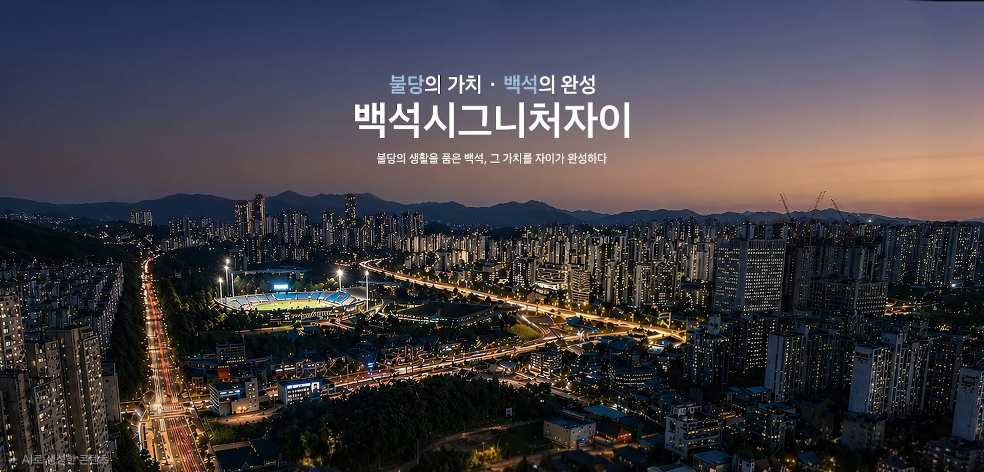 백석 시그니처 자이